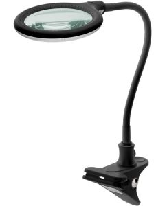 Goobay Forstørrelseslampe LED med bordklemme - 480lm, 6w - Svart