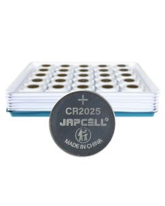 Japcell CR2025 knapcelle litium batterier - 200 stk. - Industripakning