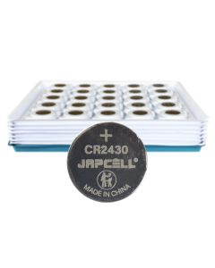 Japcell CR2430 knapcelle litium batterier - 100 stk.