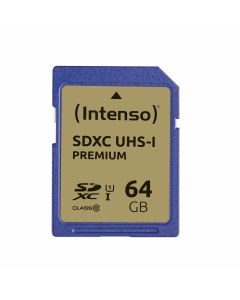 Intenso® 64 GB SDHC-minnekort Class 10, UHS-I