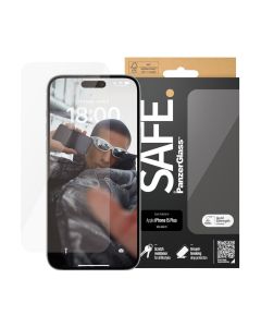 SAFE skjermbeskyttelse til iPhone 15 Plus | Ultra-Wide Fit