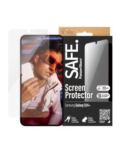 SAFE skjermbeskyttelse for Samsung S 2024 Plus Resirkulert Glass | Ultra-Wide Fit wA