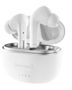 Intenso® T300A Trådløse in-ear-hodetelefoner med aktiv støydemping - Hvit