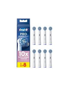 Oral-b Pro Sensitive Clean Tannbørstehoder 8 stk - Hvit