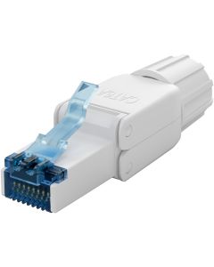 Goobay CAT 6A uskjermet RJ45-plugg UTP med skrusamling
