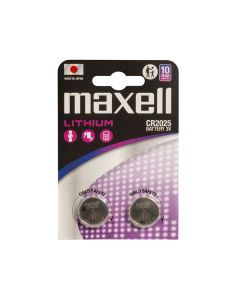 Maxell Lithium CR2025 batteri - 2 stk.