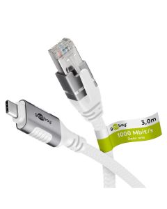 Goobay USB-C™ 3.1 til RJ45 Ethernet Kabel - 3m