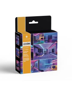 LED-lysstripe med Bluetooth og fjernkontroll - 10 meter