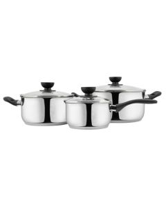 Grytesett 6 deler m/lokk