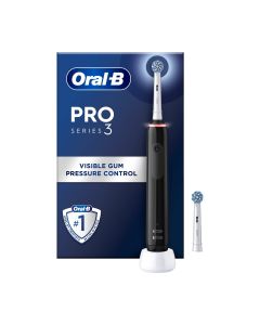 Oral-B Elektrisk tannbørste Pro 3 3000 med ekstra børstehode