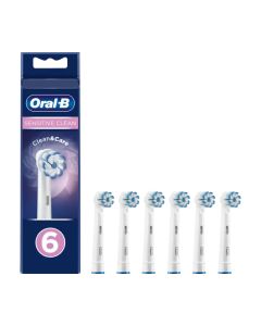 Oral-b Sensitive Clean Tannbørstehoder 6 stk.