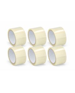 Pakketape Klar 48mmx50m - 6 ruller
