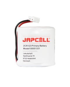 Japcell 2CR123 m/ JST stik 6V