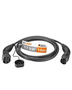 Lapp Type 2 ladekabel til elbil, 11 kW - 10 m