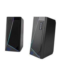 Nedis gaming-høyttaler 2.0, 18W med LED-lys
