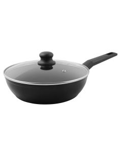 Sautépanne med glasslokk – Ø26 cm