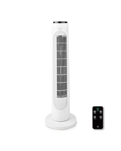 Nedis Tårnvifte roterende m/ fjernkontroll & 3 hastigheter - 76 cm
