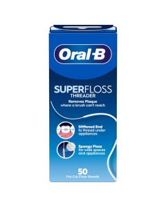 Oral-B Super Floss tanntråd 50m – Uten voks