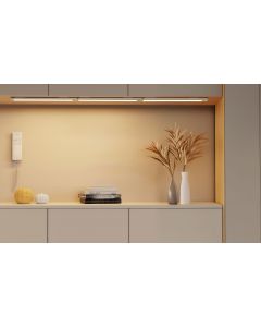 3 stk. Premium LED oppladbare skaplys/lyslist med PIR-fjernkontroll