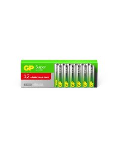 GP Super Alkaline AAA / LR03 batterier – 12 stk.