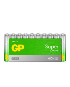 GP Super Alkaline AAA / LR03 batterier – 20 stk.