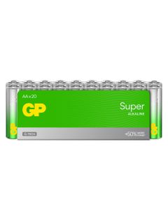 GP Super Alkaline AA / LR6 batterier – 20 stk.