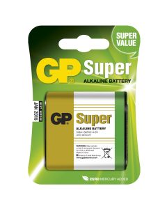 GP Super Alkaline 4,5V 312A / 3LR12 batteri – 1 stk.