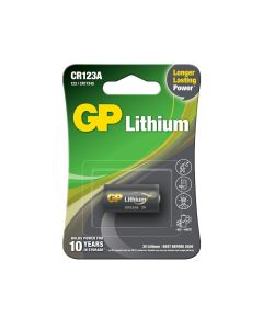 GP CR123A litiumbatteri – 1 stk.
