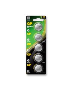 GP CR2430 litium knappcellebatteri – 5 stk.