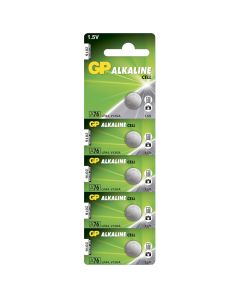 GP 76A / LR44 / LR1154 / AG13 alkalin knappcellebatteri – 5 stk.