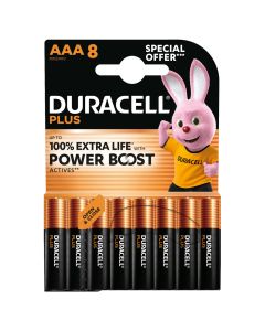 Duracell PLUS POWER BOOST AAA / MN2400 / LR03 (8 stk.)