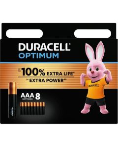 Duracell OPTIMUM AAA-batterier (8 stk.)