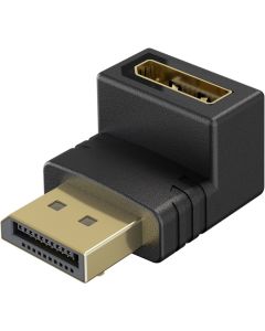DisplayPort-adapter, 8K, vinklet ned