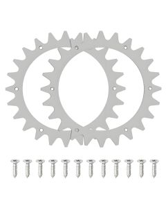 Metall terrenghjul til Landroid S/M robotgressklipper – 2 stk.