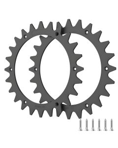 Plast terrenghjul til Landroid S/M robotgressklipper – 2 stk.