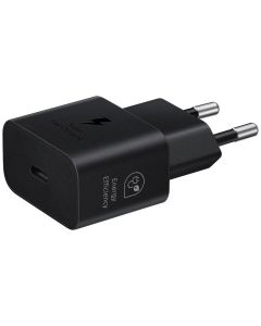 Samsung EP-T2510 USB-C lader, QC, 25W – svart
