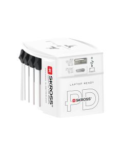 Skross reiseadapter Hele Verden inkl. USB PD (1× USB-A / 1× USB-C)