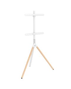 Champion TV-gulvstativ CHTF901 – opptil 65" – Tre/hvit