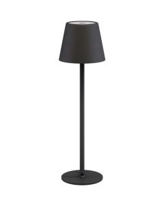 Oppladbar LED bordlampe - Svart