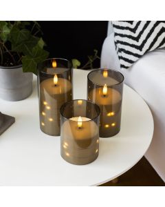 LED lys med fjernkontroll - 3 stk.