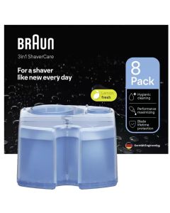 Braun Clean & Renew CCR Refill rensevæske til barbermaskiner - 8 stk.