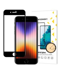 Wozinsky Tempered Glass skjermbeskyttelse - iPhone 7 / iPhone 8 / iPhone SE 2020 / iPhone SE 2022 - Svart