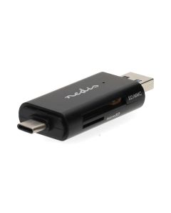 USB-C/USB-A 3.2 dobbel kortleser (SD/SDHC/SDXC)