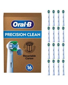 Oral-B Precision Clean tannbørstehoder 16 stk. - hvid