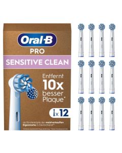 Oral-B Pro Sensitive Clean tannbørstehoder 12 stk. - hvid