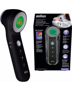 Braun BNT400B No Touch Panne­termometer - Sort