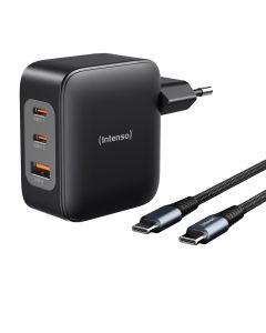 Intenso® USB-C GaN Multiport Power Lader 100W + USB-C kabel