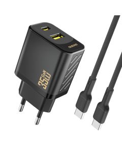 Dudao A27MaxC Multiport lader 35W PD inkl. USB-C kabel – Svart
