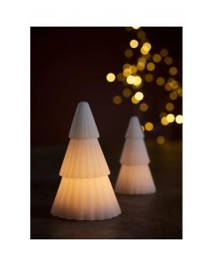 2 stk. LED juletre – batteridrevet – 12 + 15 cm