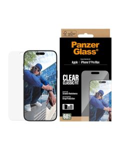 PanzerGlass® skjermbeskytter – Apple iPhone 17 Pro Max – Classic Fit